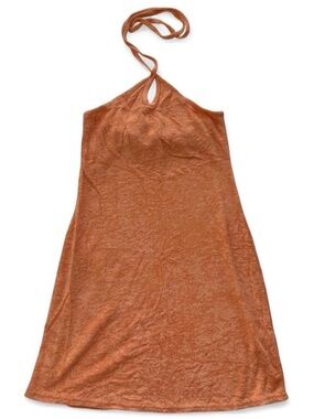 Hollister Orange Halter Dress